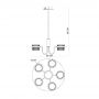 Italux Tiara lampa podsufitowa 4x40 W złota PND-77362-5-40W-GD zdj.2