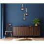 Italux Ravena lampa wisząca 3x5 W przydymiona PND-2324-3A BRO+SG zdj.2