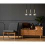 Italux Ravena lampa wisząca 3x5 W przydymiona PND-2324-3L BRO+SG zdj.2