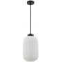 Italux Lindo lampa wisząca 1x40 W biała-czarna PND-52636-1-BK zdj.1
