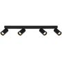 Italux Nesto lampa podsufitowa 4x10 W czarna SPL-23436-4-BK zdj.1