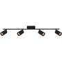 Italux Tris lampa podsufitowa 4x10 W czarna SPL-46829-4-BK zdj.1