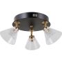 Italux Orella lampa podsufitowa 3x12 W czarna WL-34393-3R-BK-HBR zdj.1