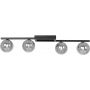 Kaja Paxi lampa podsufitowa 4x10 W czarna-grafitowa K-5465 zdj.5