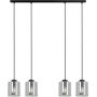 Kaja Miri lampa wisząca 4x15 W czarna-grafitowa K-5576 zdj.1