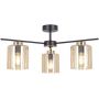Kaja Aurelia lampa podsufitowa 3x15 W czarna-złota-bursztynowa K-5521 zdj.1