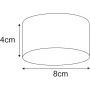 Kaja Horn lampa podsufitowa 1x10 W czarna K-5470 zdj.2