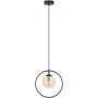 Kaja Venta lampa wisząca 1x10 W czarna-bursztynowa K-5476 zdj.1