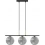 Kaja Fado lampa wisząca 3x10 W czarna-złota-grafitowa K-5692 zdj.1