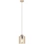 Kaja Vanes lampa wisząca 1x15 W złota-bursztynowa-beżowa K-5810 zdj.1