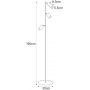 Kaja Mati lampa stojąca 3x10 W złota-beżowa K-5825 zdj.2