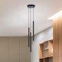 Kaja Gelato lampa wisząca 3x10W LED czarna K-4862 zdj.5