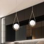 Kaja Neve Gold lampa wisząca 1x40 W biała-mosiądz K-4775 zdj.4