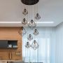 Kaja Marko lampa wisząca 9x60W czarny/złoty KP-06 zdj.4