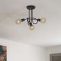 Kaja Deze lampa podsufitowa 3x60W czarna K-3620 zdj.4