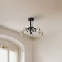 Kaja Deze lampa podsufitowa 5x60W czarna K-3621 zdj.4