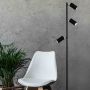 Kaja Monti lampa stojąca 3x10W LED czarna K-4409 zdj.4