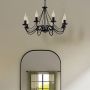 Kaja Bartez lampa wisząca 8x40W czarna K-3992 zdj.4