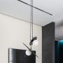 Kaja Sante lampa wisząca 1x10 W biała-czarna K-5370 zdj.7