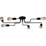 Kaja Skadi lampa podsufitowa 6x60W czarna K-3890 zdj.1