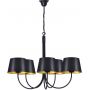Kaja Sasto lampa wisząca 5x40W czarny/złoty K-4336 zdj.1