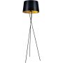 Kaja Remi Gold lampa stojąca 1x40W czarny/złoty K-4358 zdj.1
