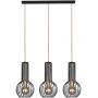 Kaja Arvi Black lampa wisząca 3x60W czarny/złoty K-4521 zdj.1
