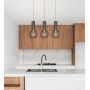 Kaja Arvi Black lampa wisząca 3x60W czarny/złoty K-4521 zdj.3
