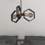 Kaja Honey lampa podsufitowa 3x60W czarna/złota K-4723 zdj.4