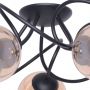 Kaja Floro lampa podsufitowa 5x40W czarny/bursztynowy K-5127 zdj.4