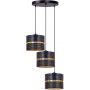 Kaja Zimbo lampa wisząca 3x40W czarny/złoty K-5222 zdj.1