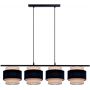 Kaja Gato lampa wisząca 4x40W czarny/beżowy K-5233 zdj.1