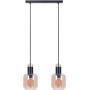 Kaja Doka lampa wisząca 2x40W czarny/bursztynowy K-5266 zdj.1