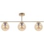 Kaja Grand lampa podsufitowa 3x10 W złota-bursztynowa K-5412 zdj.1