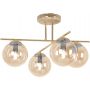 Kaja Grand lampa podsufitowa 4x10 W złota-bursztynowa K-5413 zdj.1