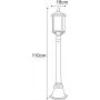 Kaja Detroit lampa stojąca zewnętrzna 1x60 W czarna K-8212 zdj.2