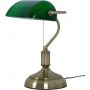 Kaja Bank lampa stołowa 1x15 W zielona K-MT-207 zdj.1