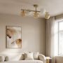 Kaja Lemo lampa podsufitowa 5x10 W biała-bursztynowa-beżowa K-5858 zdj.3