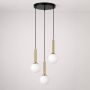Kaja Toki lampa wisząca 3x10 W biała-czarna-patyna K-5862 zdj.1
