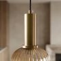Kaja Hiro lampa wisząca 3x15 W czarna-patyna-bursztynowa K-5886 zdj.3