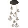 Kaja Marko lampa wisząca 9x60W czarny/złoty KP-06 zdj.1