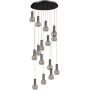 Kaja Arvi Black lampa wisząca 15x60W czarny/złoty KP-15 zdj.1
