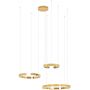 King Home Vista Triple lampa wisząca 3x82W złoty/chrom JD8125.GOLD zdj.1