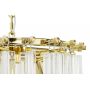 King Home Murano S lampa wisząca 1x40W złoty/przezroczysty JD9607-S.GOLD zdj.4