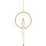 King Home Loro Circle lampa wisząca 1x12W LED złota/biała MD8113-1A zdj.4