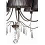 Lampex Elsa lampa wisząca 5x40W czarna/srebrna 171/5 zdj.2