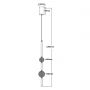 Light Prestige Vaku lampa wisząca 1x8 W złota LP-719/2PGD zdj.2