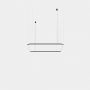 Leds C4 Geometric Square Surface lampa wisząca 1x199 W czarna QS4V-00W9AZOS05 zdj.1