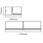 Ledvance Endura Style Mini Spot II kinkiet zewnętrzny 13 LED biały zdj.2
