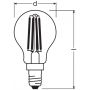 Osram Retrofit Classic P żarówka LED 1x6,5 W 2700 K E14 zdj.2